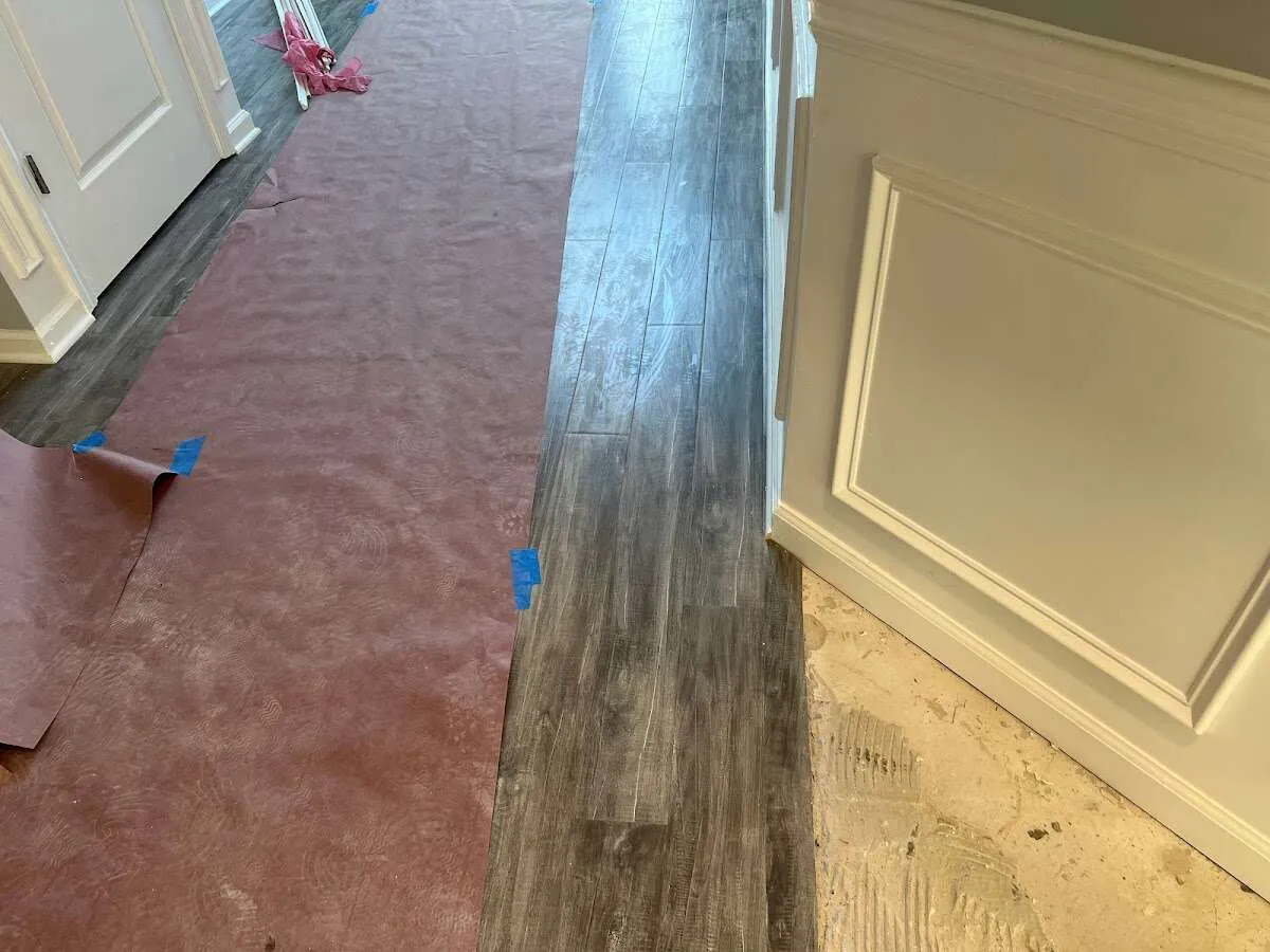 Completed marble shower restoration in Fishers